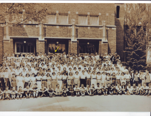 Appleton West School Photo - With Arrow