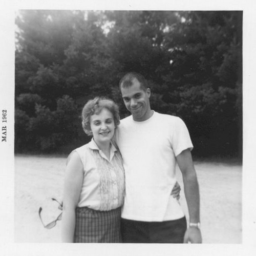 Dad and Mom in March of 1962